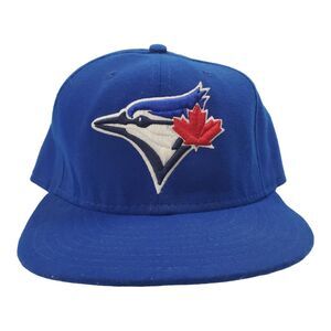 TORONTO BLUE JAYS Hat Cap Adult 7 1/2 Blue NEW ERA Fitted MLB Baseball